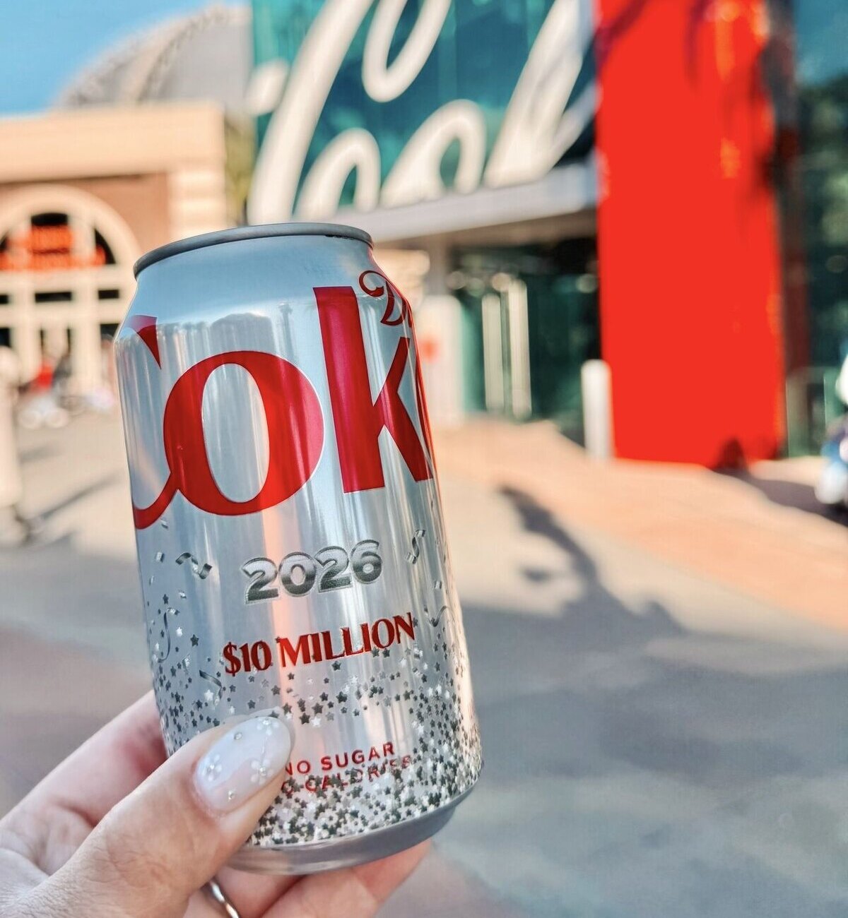 A custom "Diet Coke 2026 · $10 Million" can — made to celebrate hitting Cherrypick's $10M 2026 goal.